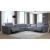 Franklin Full Leather L-Shape Sectional Sofa w/3 Power Headrests & Recliners & Storage Console