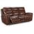 Next Move Leather Power Reclining Sofa with Adjustable Headrest