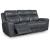 Next Move Leather Power Reclining Sofa with Adjustable Headrest