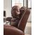 Next Move Leather Power Reclining Living Room Set with Adjustable Headrest
