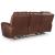Next Move Leather Power Reclining Living Room Set with Adjustable Headrest