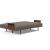 Frode Fabric Sofa Bed w/Walnut Arms