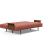 Frode Fabric Sofa Bed w/Walnut Arms