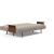 Frode Fabric Sofa Bed w/Walnut Arms