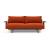 Frode Fabric Sofa Bed w/Walnut Arms
