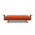 Frode Fabric Sofa Bed w/Walnut Arms