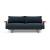 Frode Fabric Sofa Bed w/Walnut Arms
