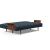 Frode Fabric Sofa Bed w/Walnut Arms