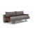 Frode Fabric Sofa Bed w/Walnut Arms
