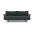 Frode Fabric Sofa Bed w/Walnut Arms