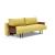Frode Fabric Sofa Bed w/Walnut Arms