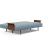 Frode Fabric Sofa Bed w/Walnut Arms