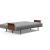 Frode Fabric Sofa Bed w/Walnut Arms
