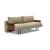 Frode Fabric Sofa Bed w/Walnut Arms