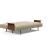 Frode Fabric Sofa Bed w/Walnut Arms