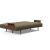 Frode Fabric Sofa Bed w/Walnut Arms