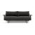 Frode Fabric Sofa Bed w/Walnut Arms