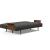 Frode Fabric Sofa Bed w/Walnut Arms
