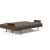 Frode Fabric Sofa Bed w/Walnut Arms