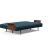 Frode Fabric Sofa Bed w/Walnut Arms