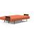 Frode Fabric Sofa Bed w/Walnut Arms