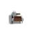 Frode Fabric Sofa Bed w/Walnut Arms