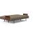 Frode Fabric Sofa Bed w/Walnut Arms