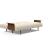 Frode Fabric Sofa Bed w/Walnut Arms