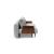 Frode Fabric Sofa Bed w/Walnut Arms