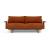 Frode Fabric Sofa Bed w/Walnut Arms