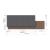 Narbutas Reception Unit w/PET Felt Front & Side Storage Cabinet