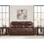 Next Move Leather Power Reclining Living Room Set with Adjustable Headrest