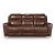 Next Move Leather Power Reclining Sofa with Adjustable Headrest