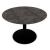 Balance W47.2-inch Ceramic/Metal Customizable Round Dining Table