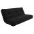 Premium Cotton & Foam Futon Mattress - Black - Full Size | SohoMod