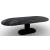Cameo W98.4-inch Ceramic/Metal/Wood Customizable Oval Dining Table