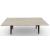 Abrey W98.4-inch Ceramic/Wood Customizable Rectangular Dining Table