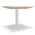 Gravity Square Pedestal Cafe Table w/Metal Base