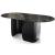 Twins Metal/Ceramic Oval Dining Table