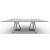 Sunshine W98.4-inch Ceramic/Metal Customizable Rectangular Dining Table
