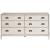 Estelle Wood Double Dresser w/6 Drawers