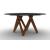 Cartesio Wood/Ceramic Round Dining Table
