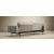 Dublexo Deluxe Fabric Sofa Bed w/Arms & Dark Wood Styletto Legs