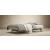 Dublexo Eik Fabric Sofa Bed w/Smoked Oak Legs