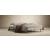 Cubed Deluxe Fabric Sofa Bed w/Dark Wood Legs, Full Size
