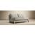 Cubed Deluxe Fabric Sofa Bed w/Chrome Legs