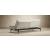 Dublexo Deluxe Fabric Sofa Bed w/Dark Wood Styletto Legs