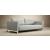 Cassius Deluxe Excess Lounger Fabric Sofa Bed w/Chrome Legs