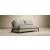 Cubed Deluxe Fabric Sofa Bed w/Dark Wood Legs, Queen Size