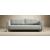 Cassius Deluxe Excess Lounger Fabric Sofa Bed w/Chrome Legs